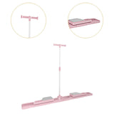 Maxbell Hip and Leg Exerciser Portable Strength Training Multifunctional Ski Machine Pink