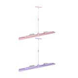 Maxbell Hip and Leg Exerciser Portable Strength Training Multifunctional Ski Machine Pink