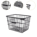 Maxbell Bicycle Front Rear Basket Bin without Lid for Folding Bikes Accessory Sturdy Size S