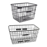 Maxbell Bicycle Front Rear Basket Bin without Lid for Folding Bikes Accessory Sturdy Size S
