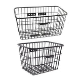 Maxbell Bicycle Front Rear Basket Bin without Lid for Folding Bikes Accessory Sturdy Size S