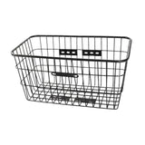 Maxbell Bicycle Front Rear Basket Bin without Lid for Folding Bikes Accessory Sturdy Size L