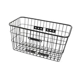 Maxbell Bicycle Front Rear Basket Bin without Lid for Folding Bikes Accessory Sturdy Size L