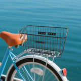Maxbell Bicycle Front Rear Basket Bin without Lid for Folding Bikes Accessory Sturdy Size L