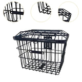 Maxbell Bike Iron Wire Storage Basket Simple Assembly with Lid for Mobility Scooters