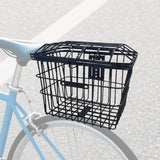 Maxbell Bike Iron Wire Storage Basket Simple Assembly with Lid for Mobility Scooters