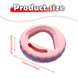 Maxbell Hand Grip Strengthener Ring Forearm Strengthener for Athletes Workout Sports Pink 20 25 30LB