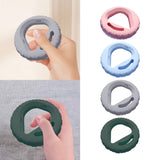 Maxbell Hand Grip Strengthener Ring Forearm Strengthener for Athletes Workout Sports Pink 20 25 30LB