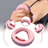 Maxbell Hand Grip Strengthener Ring Forearm Strengthener for Athletes Workout Sports Pink 20 25 30LB