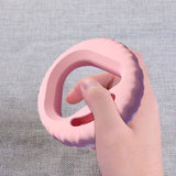 Maxbell Hand Grip Strengthener Ring Forearm Strengthener for Athletes Workout Sports Pink 20 25 30LB