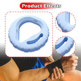 Maxbell Hand Grip Strengthener Ring Forearm Strengthener for Athletes Workout Sports Blue 30 35 40LB