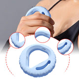 Maxbell Hand Grip Strengthener Ring Forearm Strengthener for Athletes Workout Sports Blue 30 35 40LB