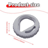 Maxbell Hand Grip Strengthener Ring Forearm Strengthener for Athletes Workout Sports Gray 40 45 50LB