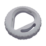 Maxbell Hand Grip Strengthener Ring Forearm Strengthener for Athletes Workout Sports Gray 40 45 50LB