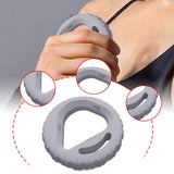 Maxbell Hand Grip Strengthener Ring Forearm Strengthener for Athletes Workout Sports Gray 40 45 50LB