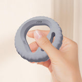 Maxbell Hand Grip Strengthener Ring Forearm Strengthener for Athletes Workout Sports Gray 40 45 50LB
