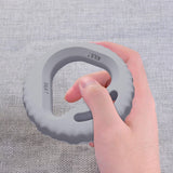 Maxbell Hand Grip Strengthener Ring Forearm Strengthener for Athletes Workout Sports Gray 40 45 50LB