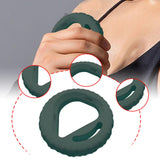 Maxbell Hand Grip Strengthener Ring Forearm Strengthener for Athletes Workout Sports Green 60 65 70LB