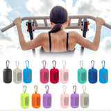 Maxbell 3x Gym Ice Towel Running Exercise Fast Drying Sports Cooling Towel with Case Gray Black Sky Blue