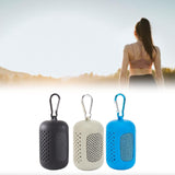Maxbell 3x Gym Ice Towel Running Exercise Fast Drying Sports Cooling Towel with Case Gray Black Sky Blue