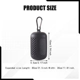 Maxbell 3x Gym Ice Towel Running Exercise Fast Drying Sports Cooling Towel with Case Gray Black Sky Blue