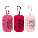 Maxbell 3x Gym Ice Towel Running Exercise Fast Drying Sports Cooling Towel with Case Red Pink Rose Red