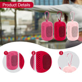 Maxbell 3x Gym Ice Towel Running Exercise Fast Drying Sports Cooling Towel with Case Red Pink Rose Red