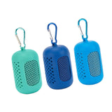 Maxbell 3x Gym Ice Towel Running Exercise Fast Drying Sports Cooling Towel with Case Lake Sky Royal Blue