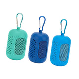 Maxbell 3x Gym Ice Towel Running Exercise Fast Drying Sports Cooling Towel with Case Lake Sky Royal Blue