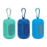 Maxbell 3x Gym Ice Towel Running Exercise Fast Drying Sports Cooling Towel with Case Lake Sky Royal Blue