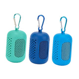 Maxbell 3x Gym Ice Towel Running Exercise Fast Drying Sports Cooling Towel with Case Lake Sky Royal Blue