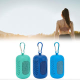 Maxbell 3x Gym Ice Towel Running Exercise Fast Drying Sports Cooling Towel with Case Lake Sky Royal Blue