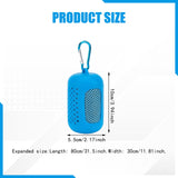 Maxbell 3x Gym Ice Towel Running Exercise Fast Drying Sports Cooling Towel with Case Lake Sky Royal Blue