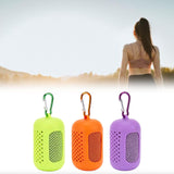Maxbell 3x Gym Ice Towel Running Exercise Fast Drying Sports Cooling Towel with Case Orange Green Violet