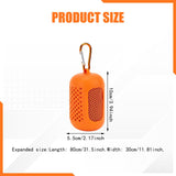 Maxbell 3x Gym Ice Towel Running Exercise Fast Drying Sports Cooling Towel with Case Orange Green Violet