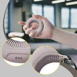 Maxbell Hand Gripper Strengthener Compact Forearm Strengthener for Fitness Men Women Gray 40 45 50LB