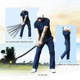 Maxbell Golf Swing Training Aid Golf Swing Practice Rope for Indoor Outdoor Strength Black
