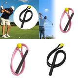 Maxbell Golf Swing Training Aid Golf Swing Practice Rope for Indoor Outdoor Strength Black