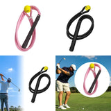 Maxbell Golf Swing Training Aid Golf Swing Practice Rope for Indoor Outdoor Strength Black