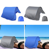 Maxbell Instant Canopy Automatic Shade Tent Park Camping Mini Beach Head Sun Shelter Blue