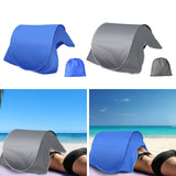 Maxbell Instant Canopy Automatic Shade Tent Park Camping Mini Beach Head Sun Shelter Blue