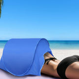 Maxbell Instant Canopy Automatic Shade Tent Park Camping Mini Beach Head Sun Shelter Blue