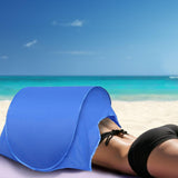 Maxbell Instant Canopy Automatic Shade Tent Park Camping Mini Beach Head Sun Shelter Blue
