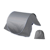 Maxbell Instant Canopy Automatic Shade Tent Park Camping Mini Beach Head Sun Shelter Gray