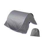 Maxbell Instant Canopy Automatic Shade Tent Park Camping Mini Beach Head Sun Shelter Gray
