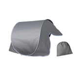 Maxbell Instant Canopy Automatic Shade Tent Park Camping Mini Beach Head Sun Shelter Gray