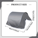 Maxbell Instant Canopy Automatic Shade Tent Park Camping Mini Beach Head Sun Shelter Gray