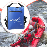 Maxbell 25L PVC Water Resistant Backpack Wear Resistant for Water Sports Storage Bag Blue