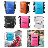 Maxbell 25L PVC Water Resistant Backpack Wear Resistant for Water Sports Storage Bag Blue