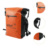 Maxbell 25L PVC Water Resistant Backpack Wear Resistant for Water Sports Storage Bag Orange